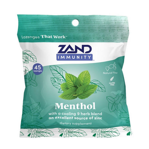 Immunity Menthol Lozenges 45 Count by Zand