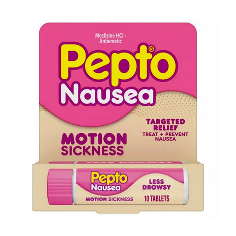 Motion Sickness Tablets 10 Count by Pepto-Bismol