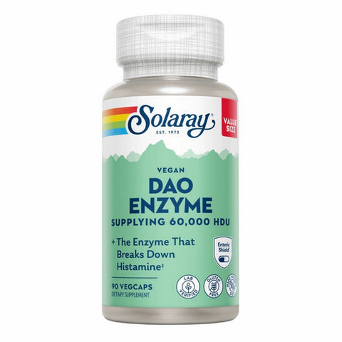 Vegan DAO Enzyme Supplying 30 Veg Caps by Solaray