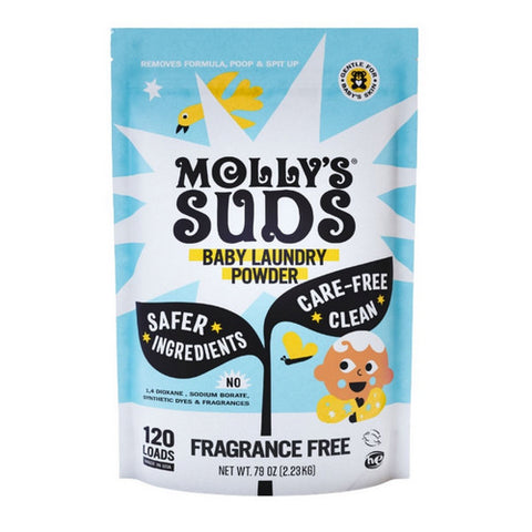 Baby Laundry Powder Unscented 79 Oz by Molly's Suds