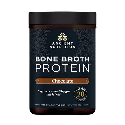 Bone Broth Protein Chocolate 17.8 Oz by Anceint Nutrition