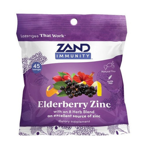 Elderberry Zinc Lozenges 45 Count by Zand
