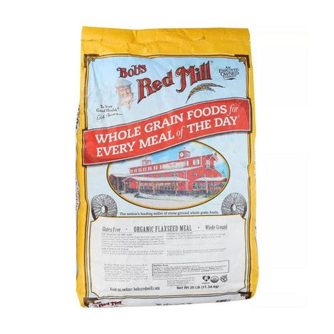 Bobs Red Mill, Organic Brown Flaxseed Meal, 25 Lbs Bobs Red Mill