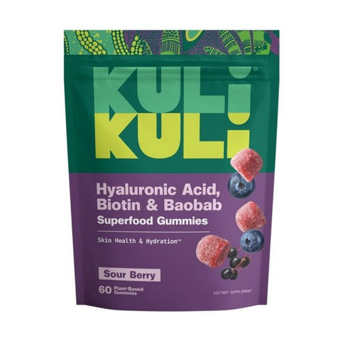 Hyaluronic Acid, Biotin And Baobab Sour Berry 60 Gummies by  Pure Encapsulations