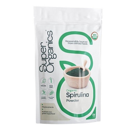 Organics Spirulina Powder 6 Oz by Super Organics