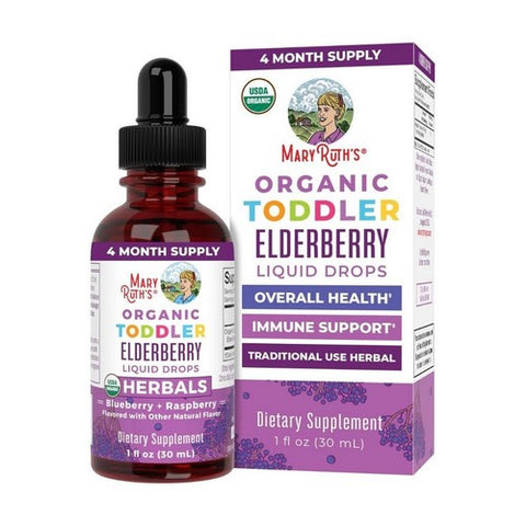 Toddler Elderberry Organic Liquid Extract 1 Oz by MaryRuth's