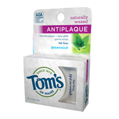 Tom's Of Maine, Floss Anti-Plaque, Flat Spearmint 32 Yd Tom's Of Maine