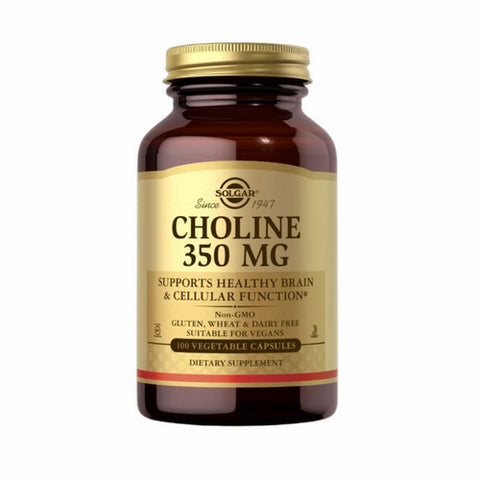 Solgar, Choline, 350 mg, 100 Veg Caps
