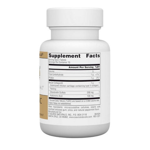 Source Naturals, Hyaluronic Acid, 50 mg, from BioCell Collagen II 30 tabs