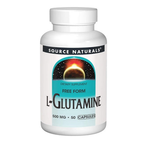 Source Naturals, L-Glutamine, 500 mg, 50 Caps
