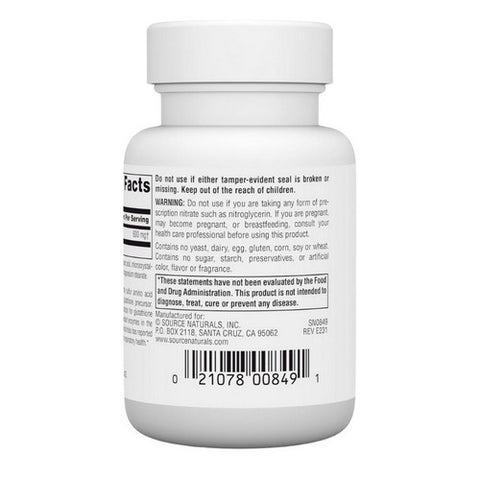 Source Naturals, N-Acetyl Cysteine, 600 MG, 30 Tabs