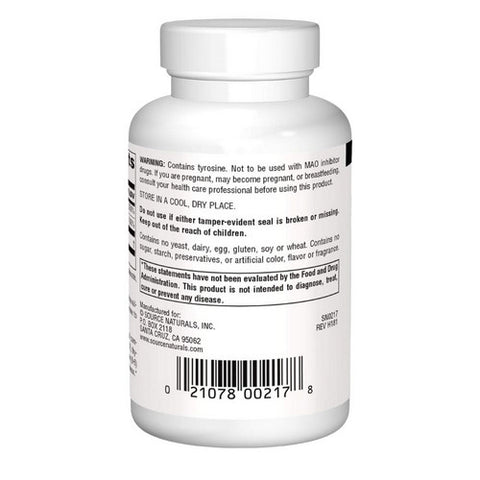 Source Naturals, N-Acetyl L-Tyrosine, 300 mg, 120 Tabs