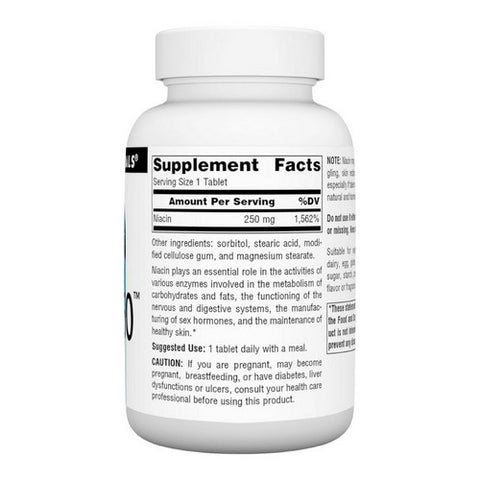 Source Naturals, Niacin, 250 mg, 250 Tabs