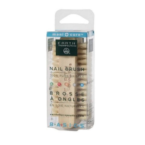 Earth Therapeutics, Genuine Bristle Nail Brush, 1 Un