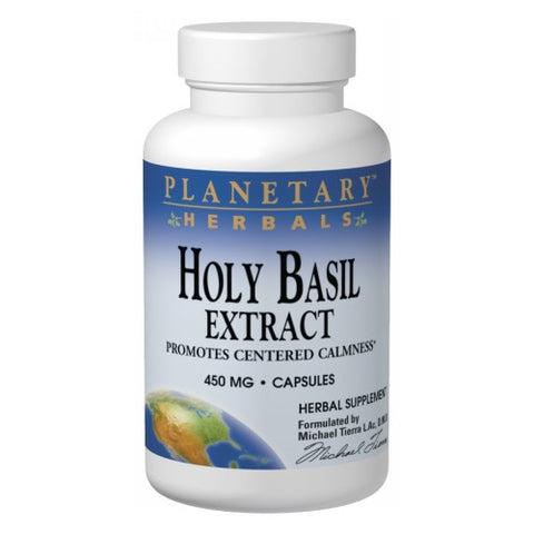 Planetary Herbals, Holy Basil, 450 mg, 60 Caps