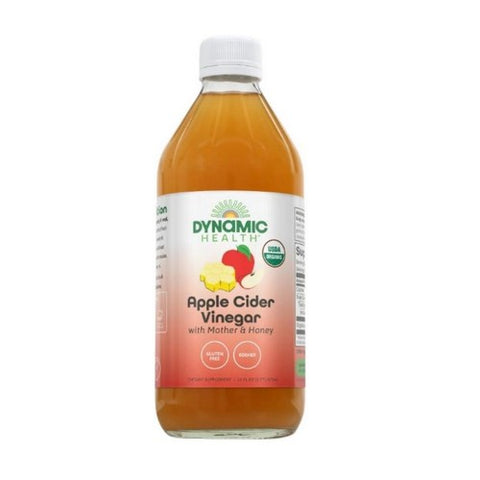 Dynamic Health Laboratories, Organic Apple Cider Vinegar with Mother, 16OZ