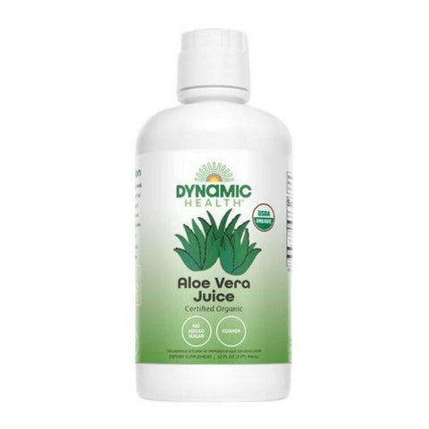 Dynamic Health Laboratories, Organic Aloe Vera Juice, Unflavored 32OZ