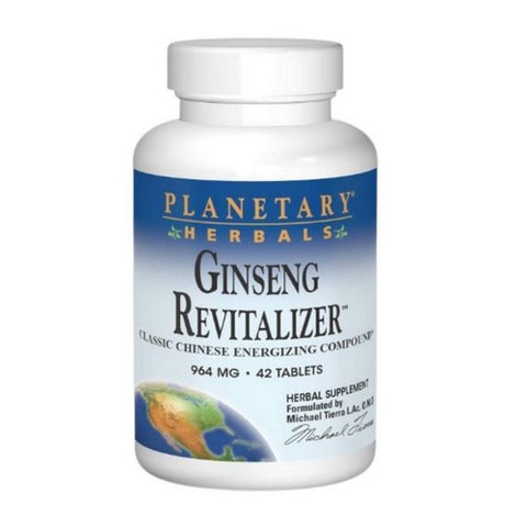 Planetary Herbals, Ginseng Revitalizer, 42 Tabs