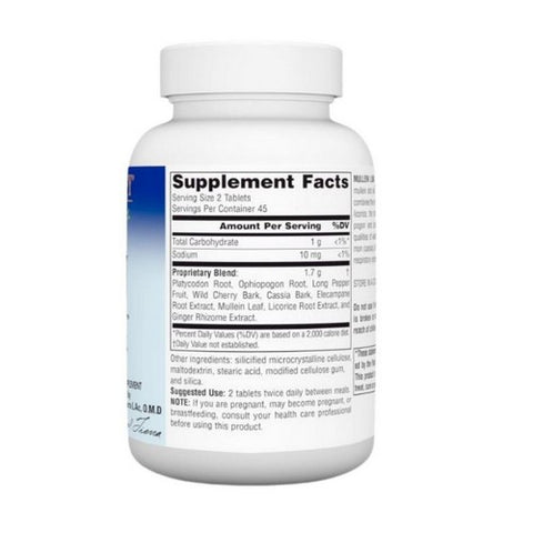 Planetary Herbals, Mullein Lung Complex, 90 Tabs