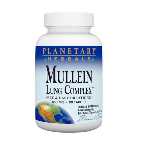 Planetary Herbals, Mullein Lung Complex, 90 Tabs