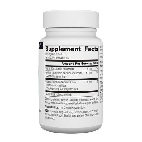 Source Naturals, Bilberry Extract, 100 MG, 120 Tabs