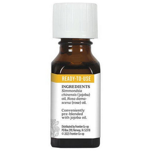 Aura Cacia, Precious Essentials Oil, Rose Otto W/Jojoba 0.5 Fl Oz