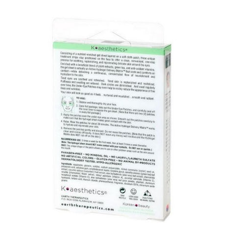 Earth Therapeutics, Hydrogel Under-eye Recovery Patch, 1 EACH (5 Pairs)