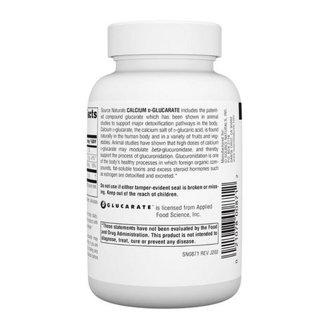 Source Naturals, Calcium D-Glucarate, 500 mg, 120 Tabs