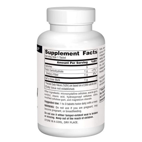 Source Naturals, Cat's Claw, 1000 MG, 60 Tabs