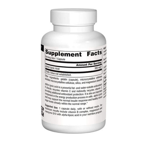 Source Naturals, Alpha Lipoic Acid, 300 mg, 30 Caps