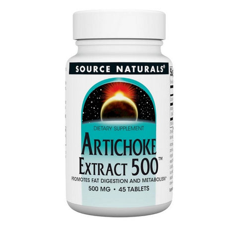 Source Naturals, Artichoke Extract, 500 mg, 45 Tabs
