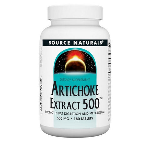 Source Naturals, Artichoke Extract, 500 mg, 180 Tabs