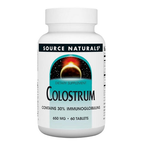 Source Naturals, Colostrum, 650 Mg, 60 Tabs