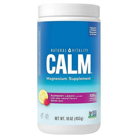 Natural Vitality, CALM Raspberry Lemon, 16 Oz