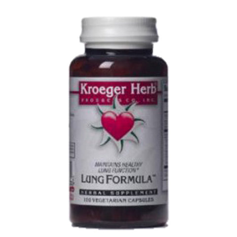 Kroeger Herb, Lung Formula, 100 Cap
