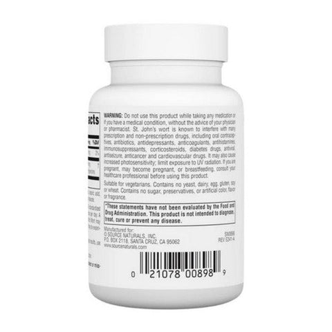 Source Naturals, St. John's Wort, 300 MG, 120 Tabs Source Naturals