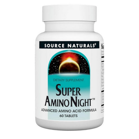 Source Naturals, Super Amino Night, 60 Caps