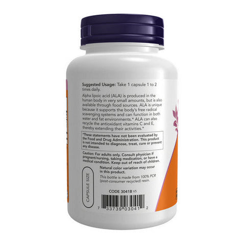 Now Foods, Alpha Lipoic Acid, 100 Mg, 120 Veg Caps Now Foods