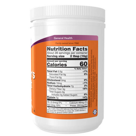 Now Foods, Brewer's Yeast Powder, POWDER, 1 Lb