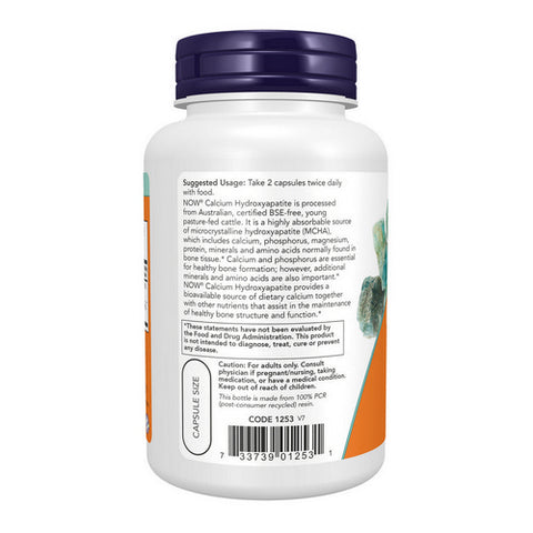 Now Foods, Calcium Hydroxyapatite, 120 Caps