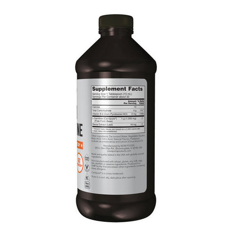 Now Foods, L-Carnitine-Liquid-Citrus, 1000 mg, 16 OZ