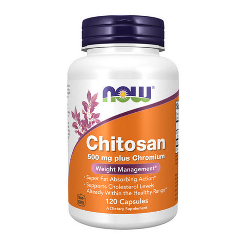 Now Foods, Chitosan plus Chromium, 500 mg, 120 Caps