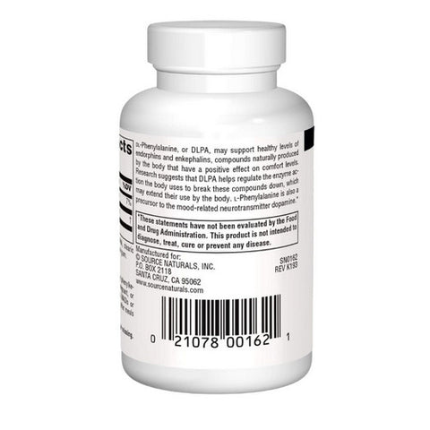 Source Naturals, DL-Phenylalanine, 375 mg, 60 Tabs