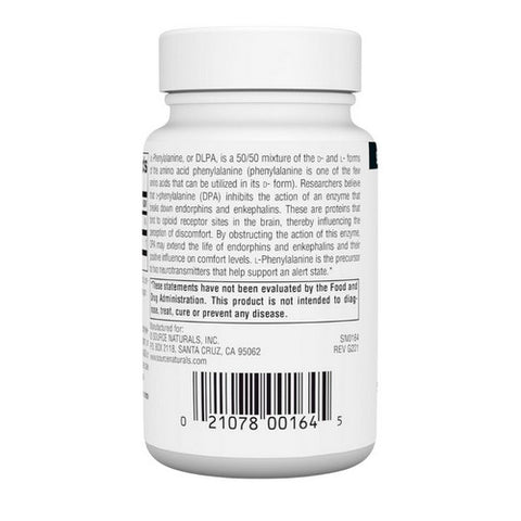 Source Naturals, DL-Phenylalanine, 750 mg, 30 Tabs