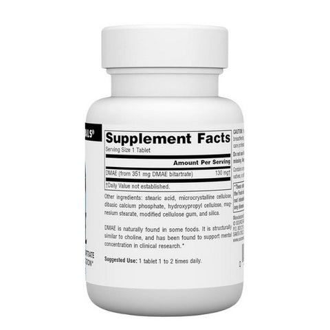 Source Naturals, DMAE, 351 mg, 50 Tabs