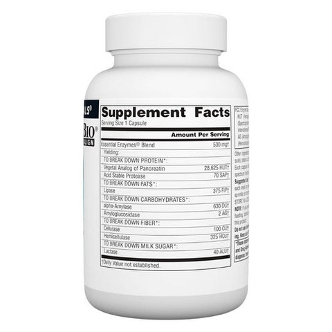 Source Naturals, Essential Enzymes, 500 mg, 120 Caps