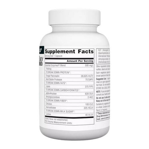 Source Naturals, Essential Enzymes, 500 mg, Vegetarian 120 VCaps Source Naturals