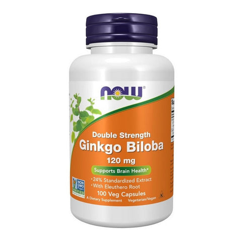 Now Foods, Ginkgo Biloba, 120 mg, 100 Vcaps