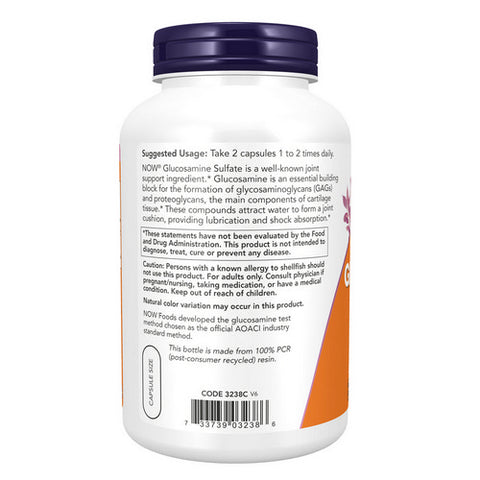 Now Foods, Glucosamine Sulfate, 750 mg, 240 Caps