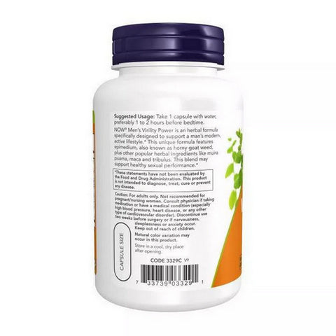 Now Foods, Mens Virility Power, 120 Caps
